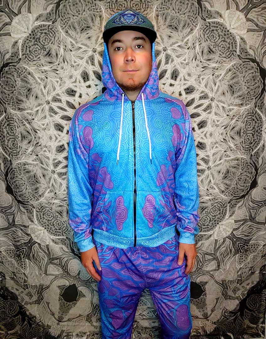 Deep Rootz Zip Up Hoodie