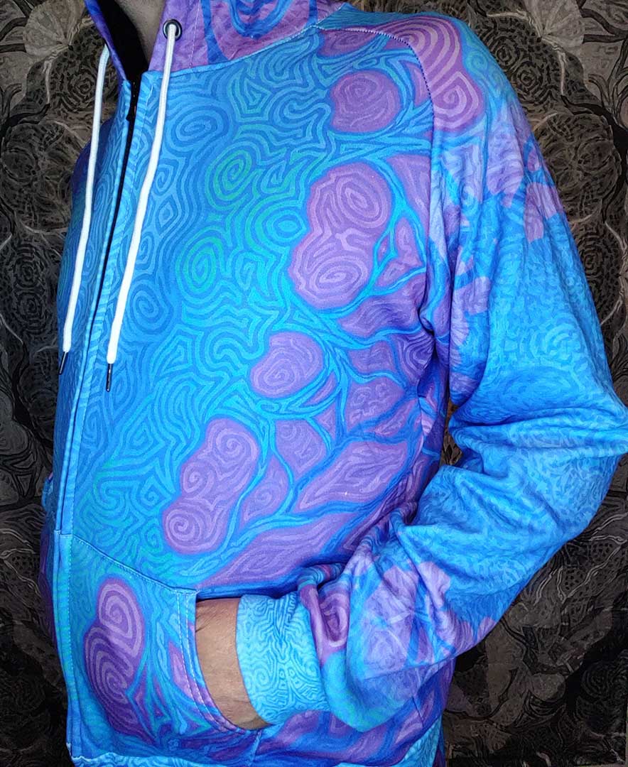 Deep Rootz Zip Up Hoodie