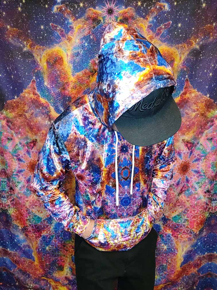 Pillars of Creation Crushed Velvet Hoodie