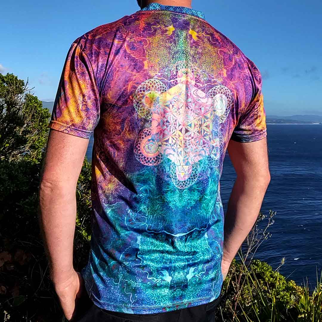 Psychedelic Platonic Solids T-shirt