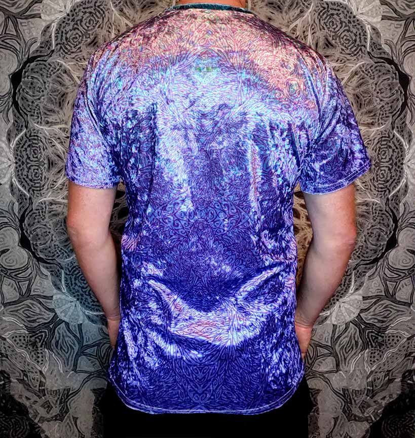 Purple Night Owl Crushed Velvet T-Shirt
