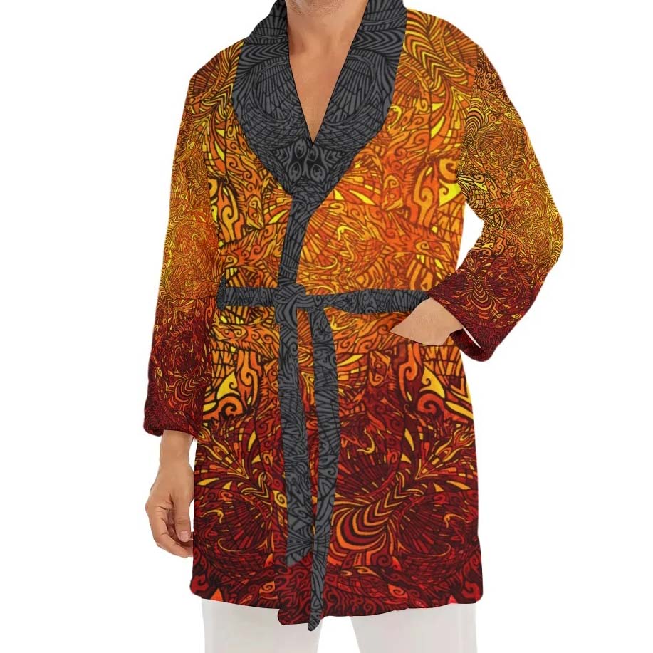 Dragon Stone Plush Fleece Robe