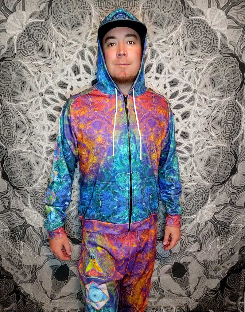Platonic Solids Zip Up Hoodie