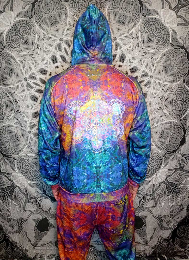 Platonic Solids Zip Up Hoodie