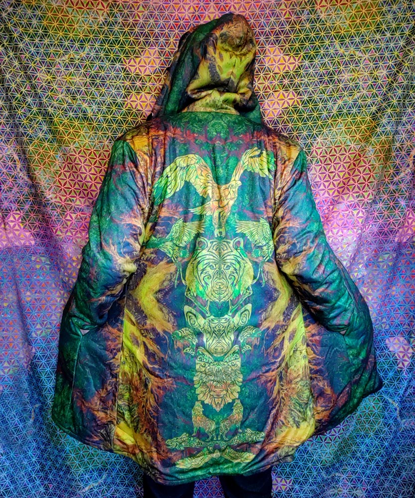 PNW Totem Pole Clasp Cloak