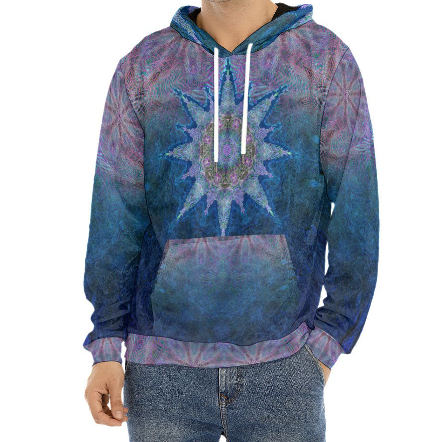 Jupiter Zebra Star Crushed Velvet Hoodie