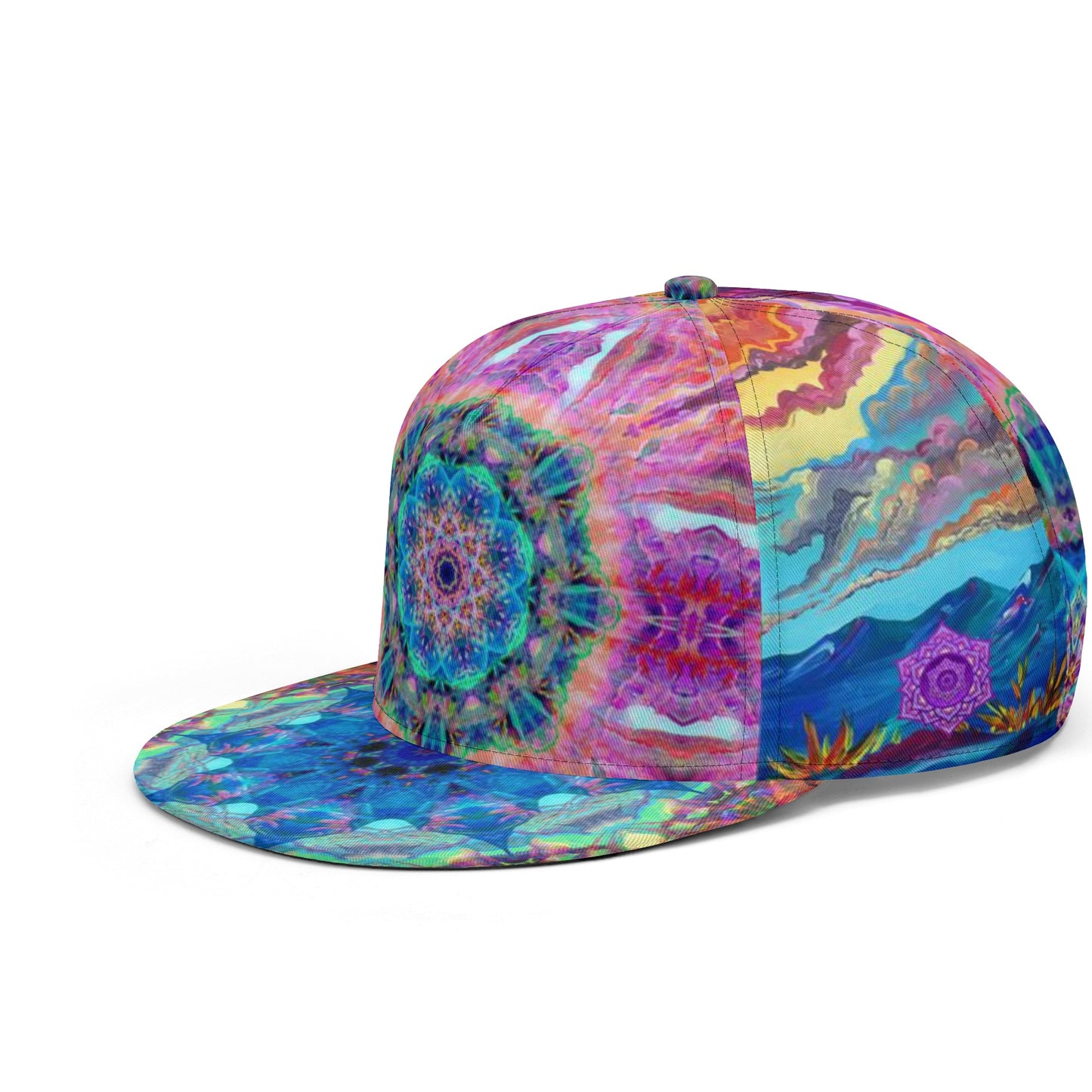 Painted Clouds Snapback Hat