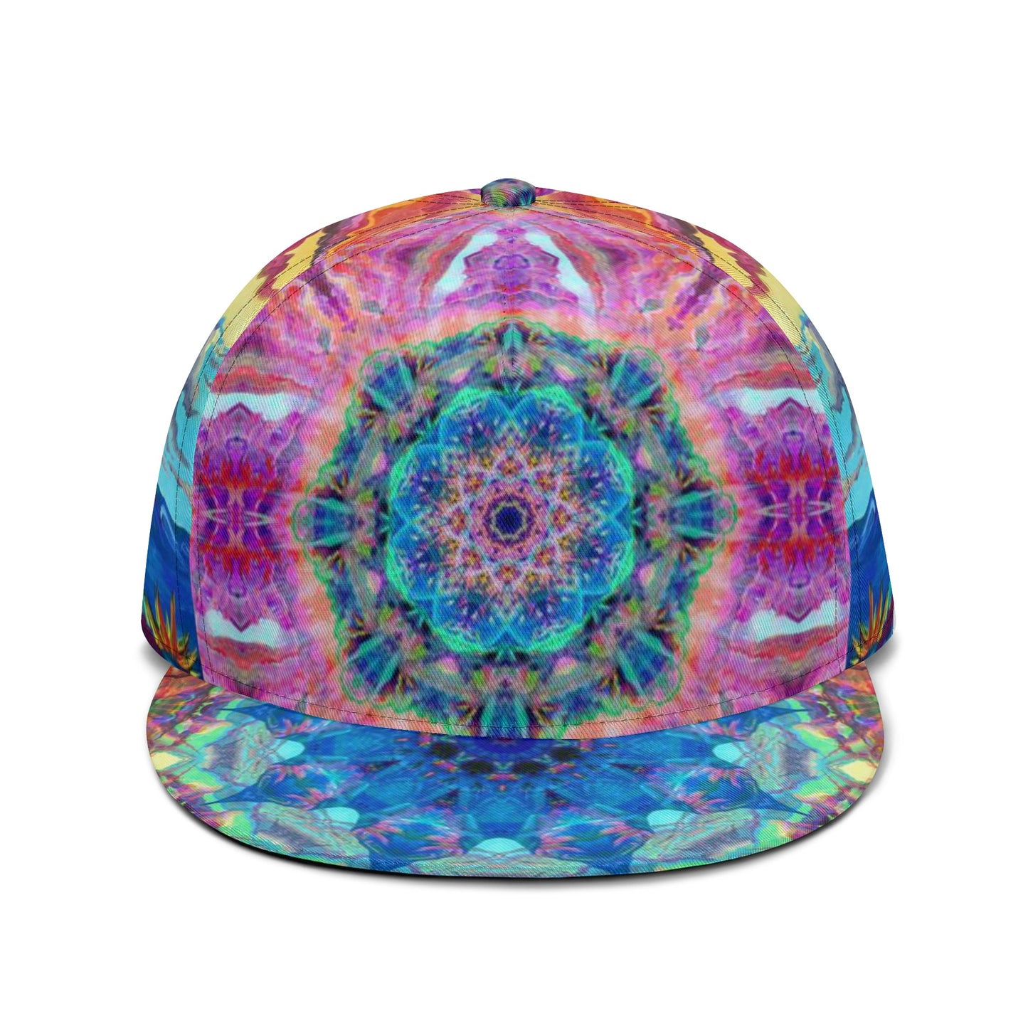 Painted Clouds Snapback Hat