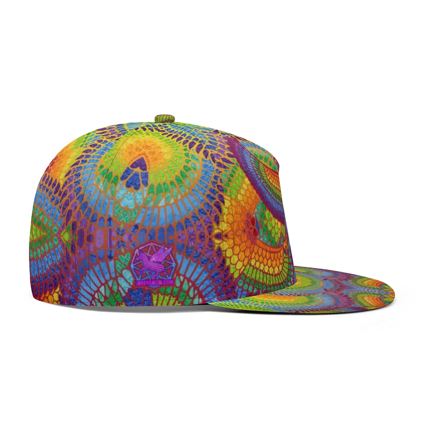 Rainbow Eagle of Horus Snapback Hat