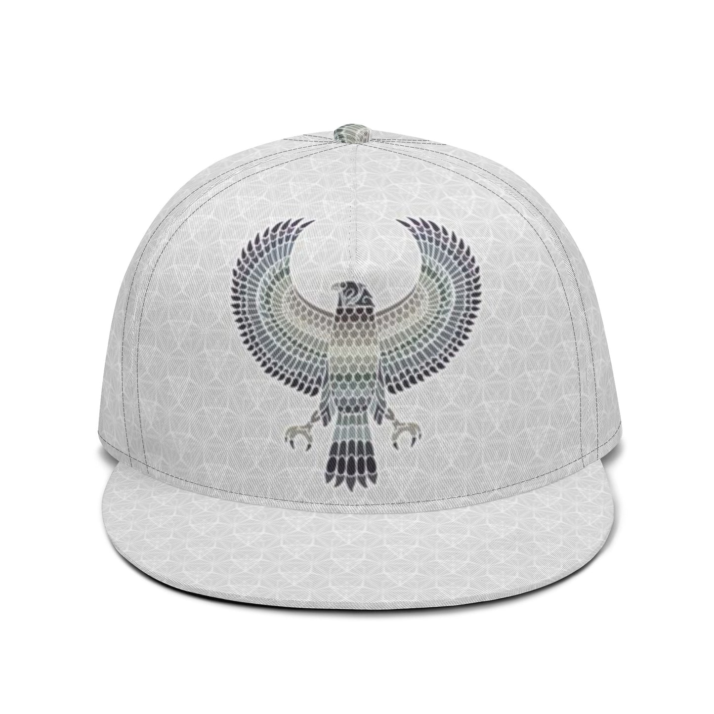 Grey Eagle of Horus Snapback Hat