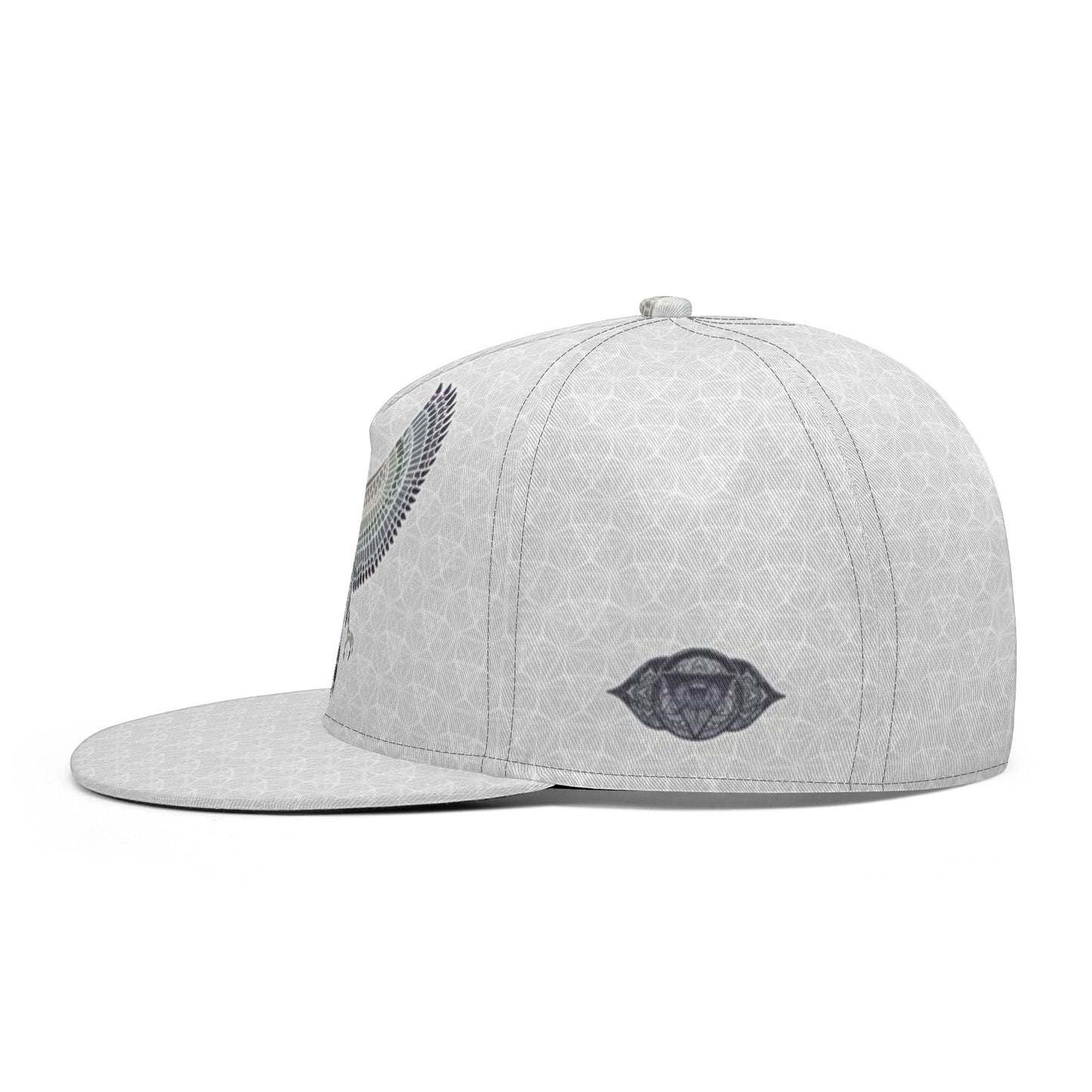 Grey Eagle of Horus Snapback Hat