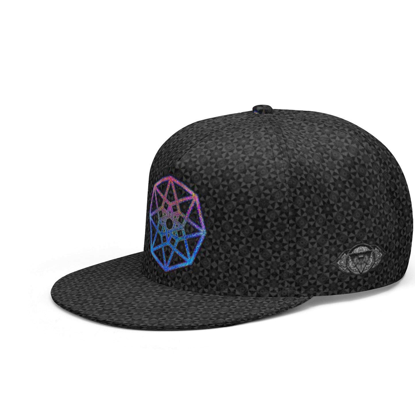 Black Tesseract Snapback Hat