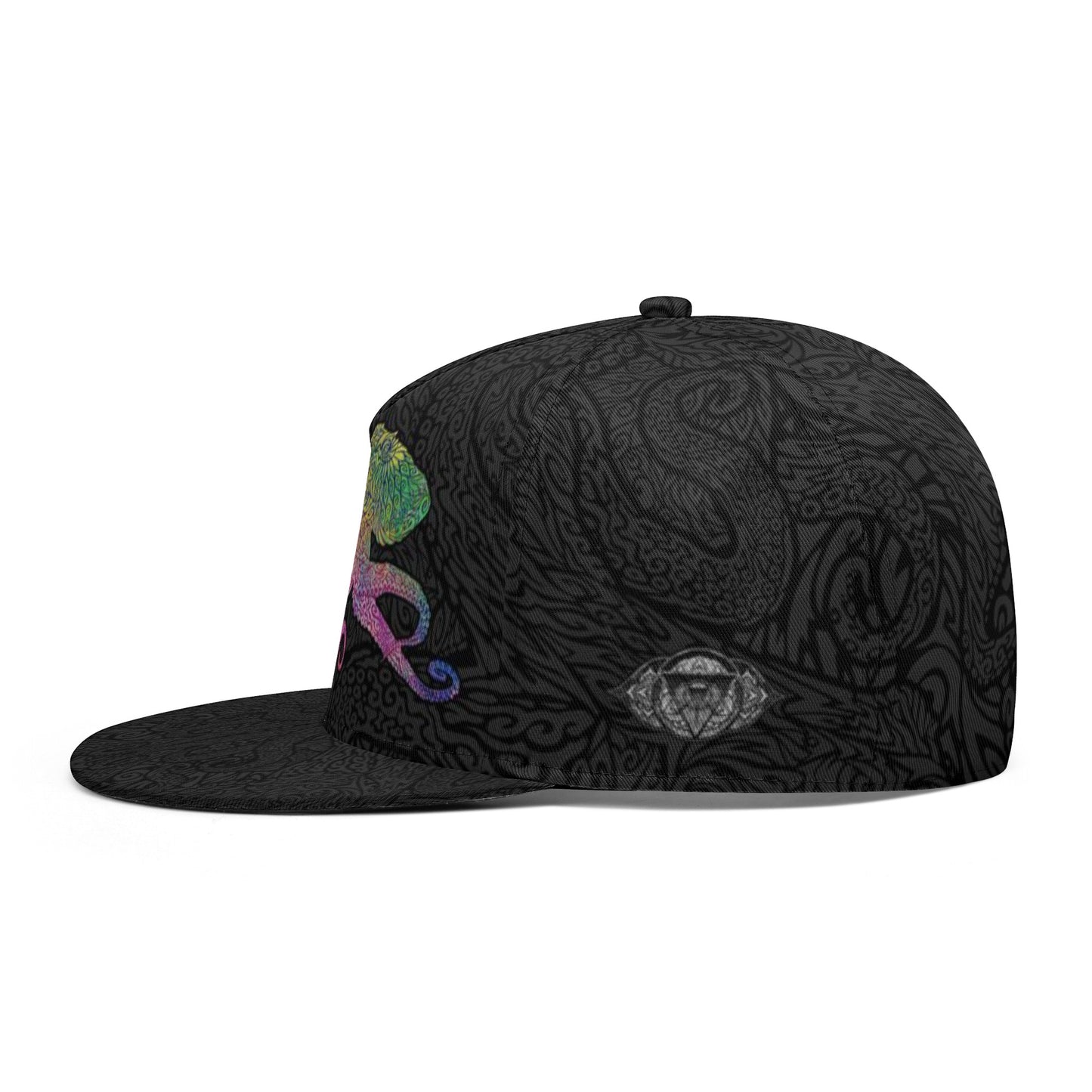 Rainbow Octopus Snapback Hat