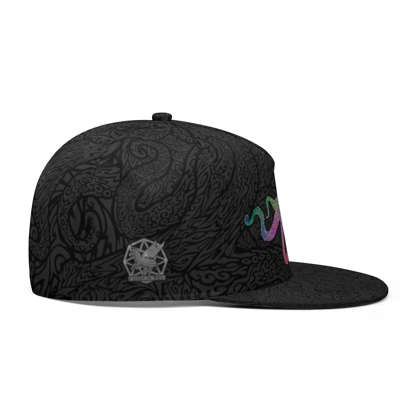 Rainbow Octopus Snapback Hat