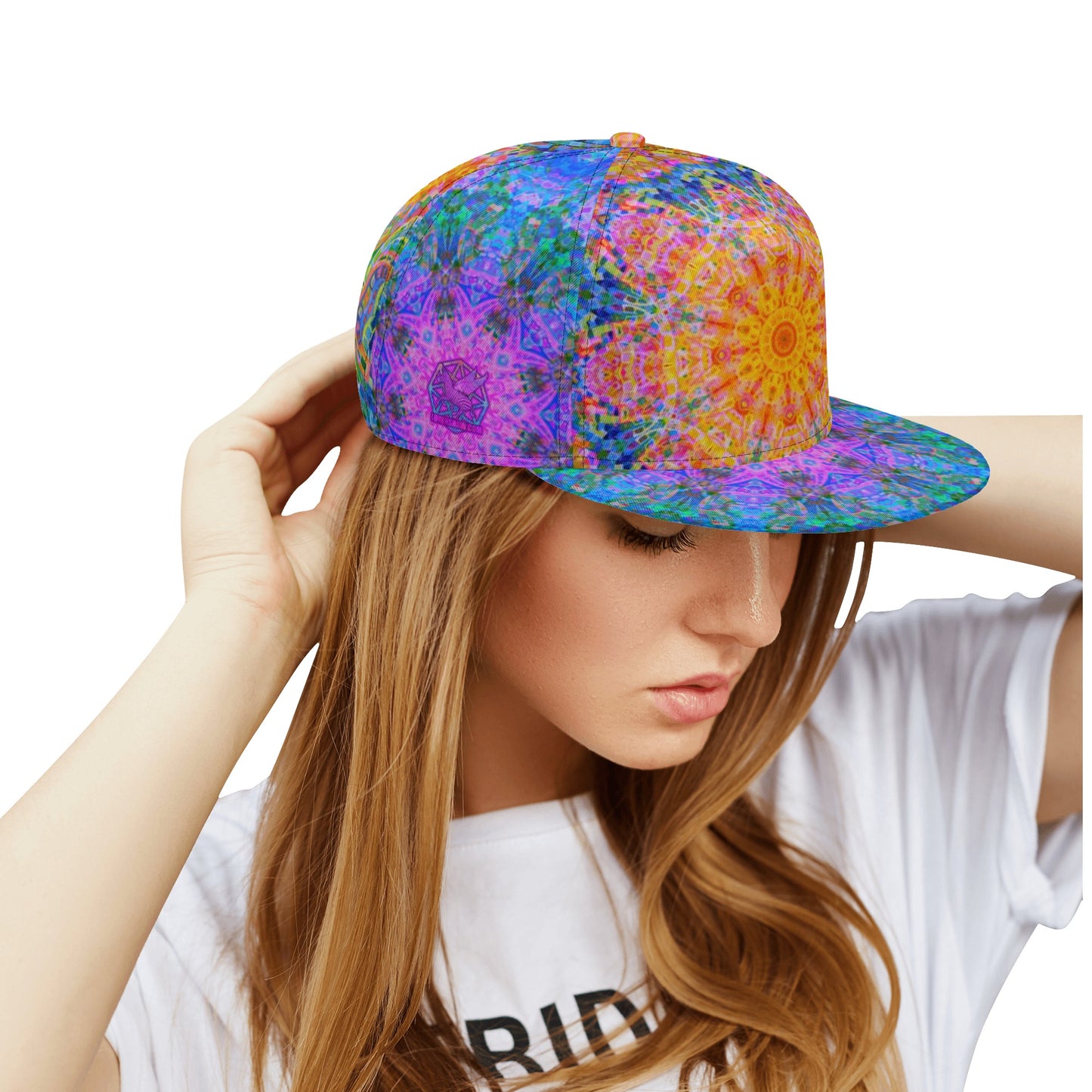 Travelling Waves Psychedelic Snapback Hat
