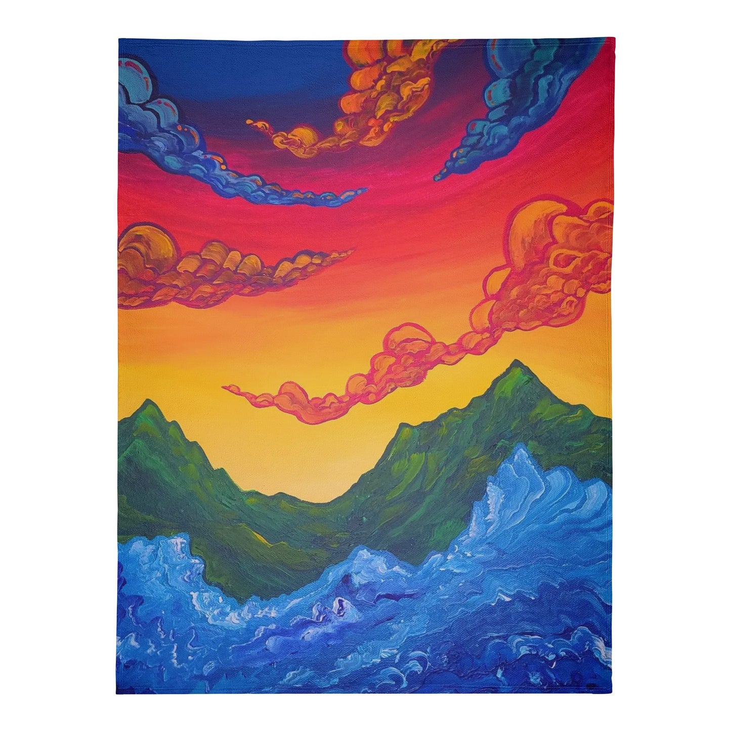 Aquifer Plush Fleece Blanket