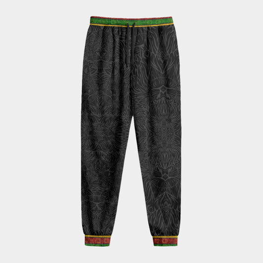 Rasta Lion Crushed Velvet Jogger Pants