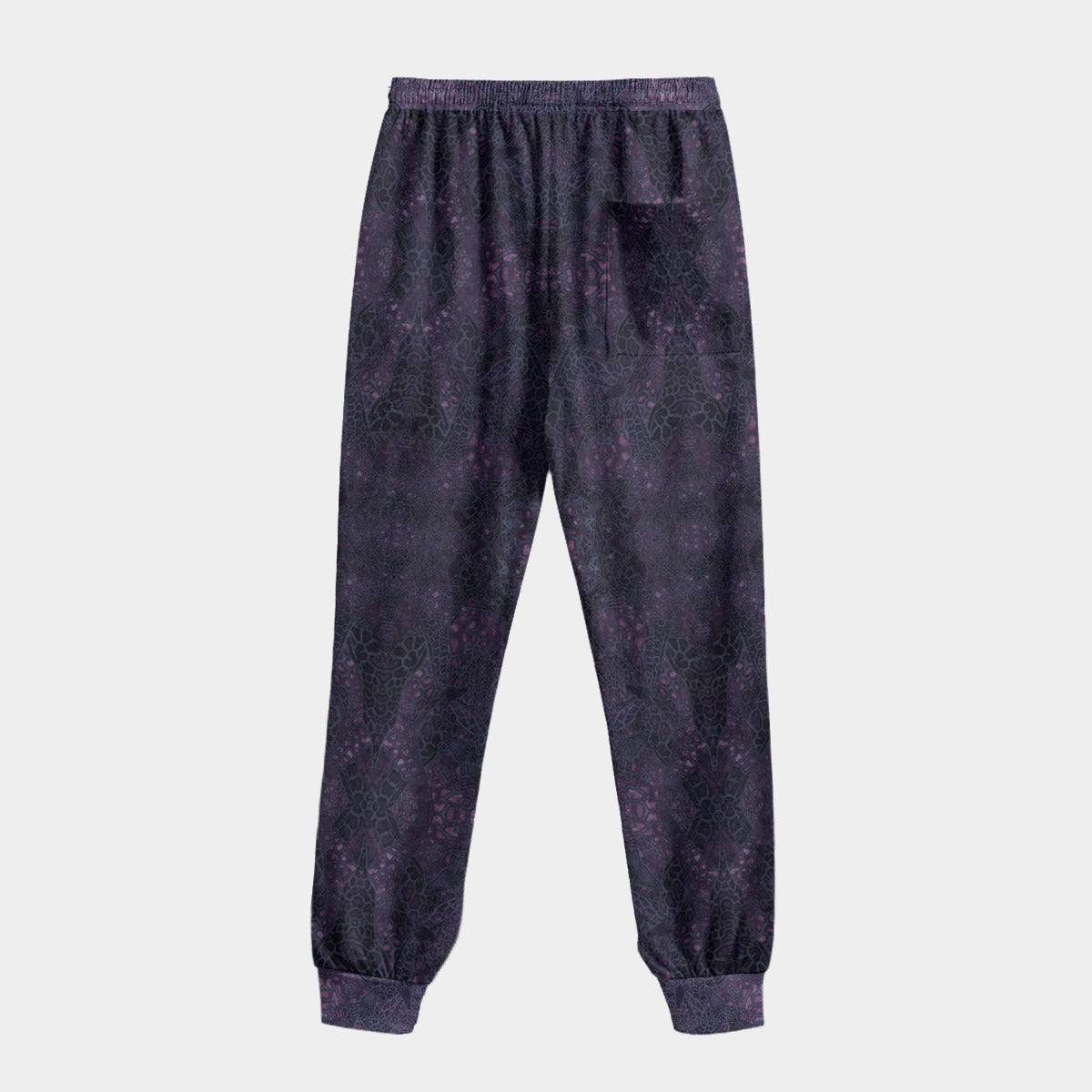 Purple Giraffe Crushed Velvet Jogger Pants