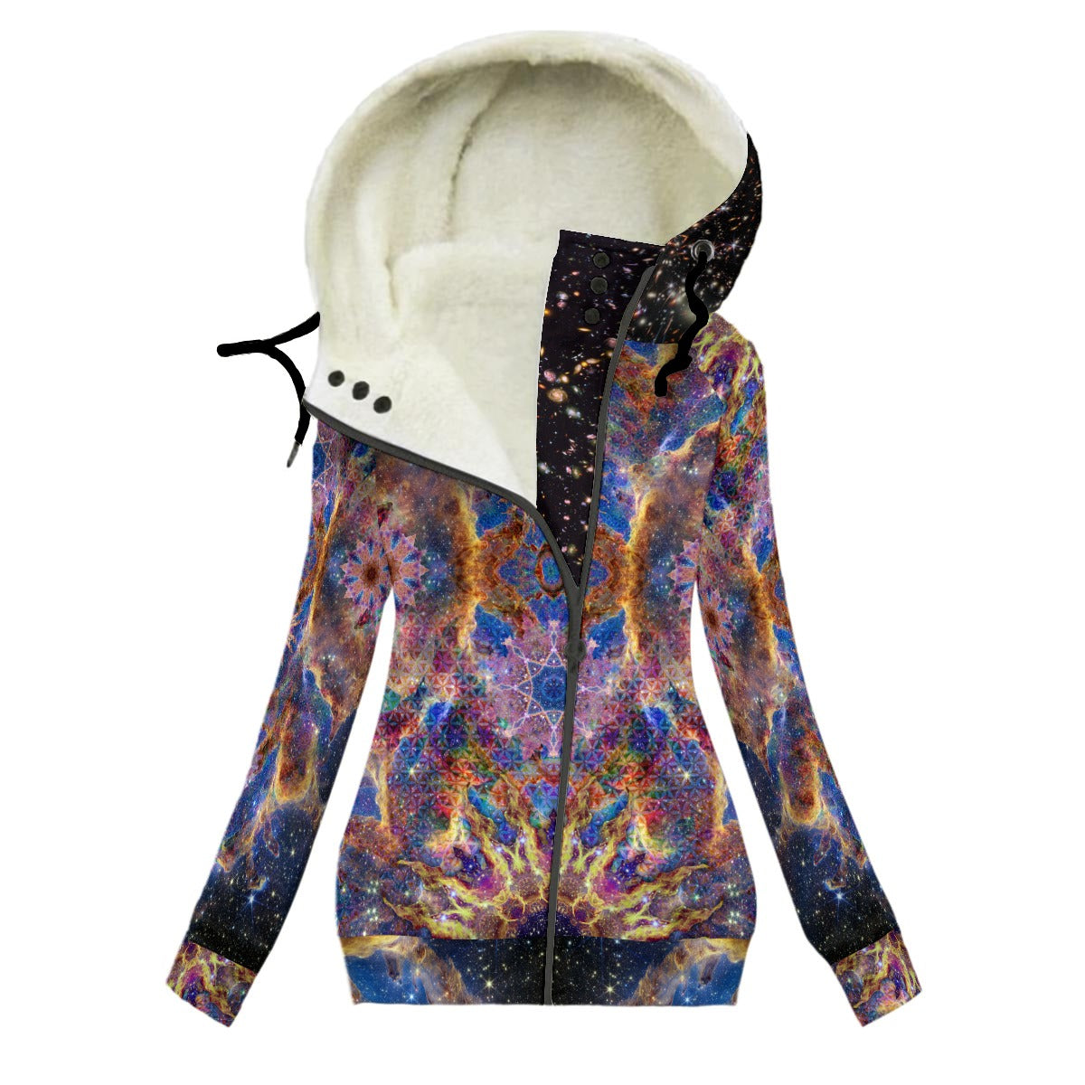 Pillars of Creation Women's Hooded Jacket with Fleece Lining