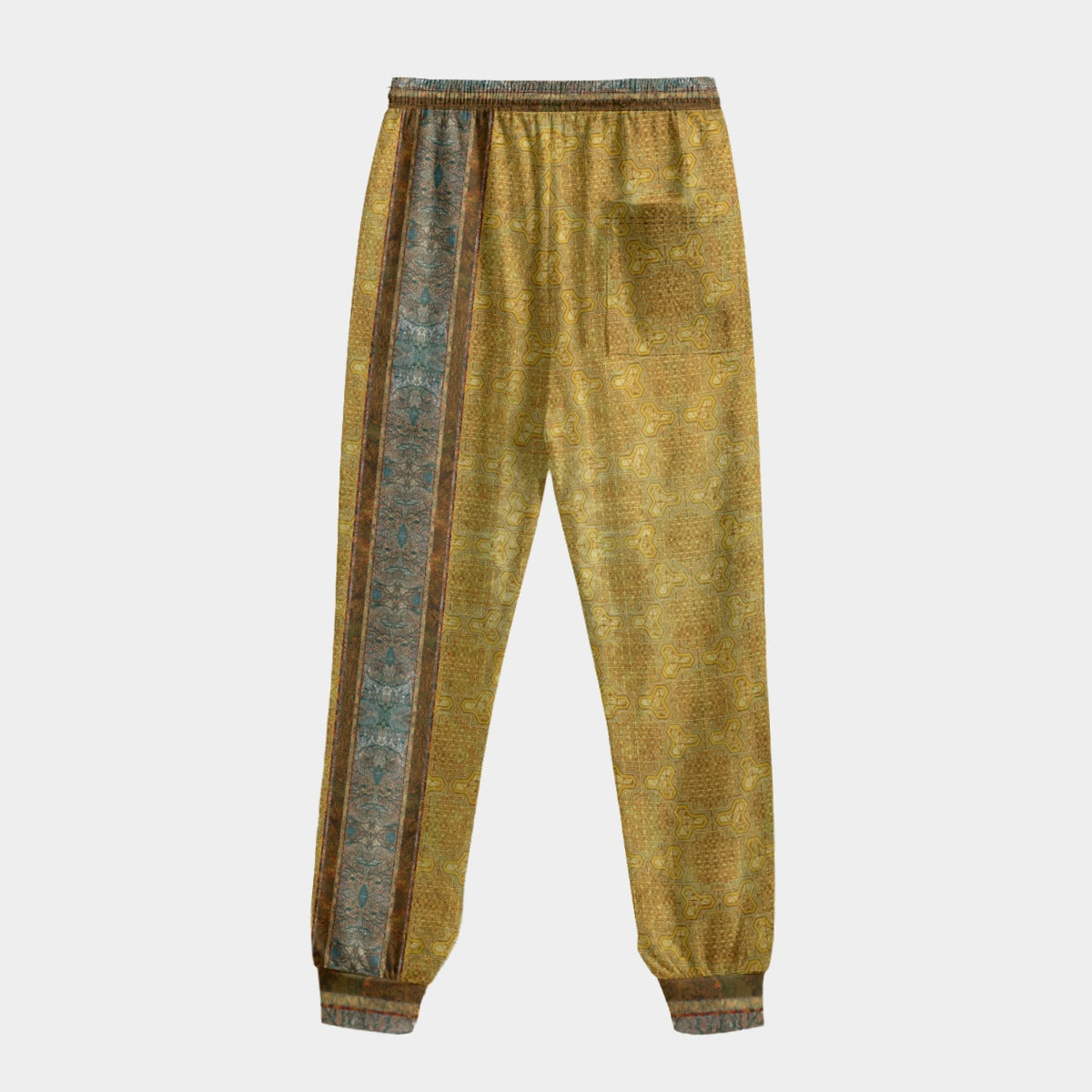 Golden Tetrahedron Crushed Velvet Jogger Pants