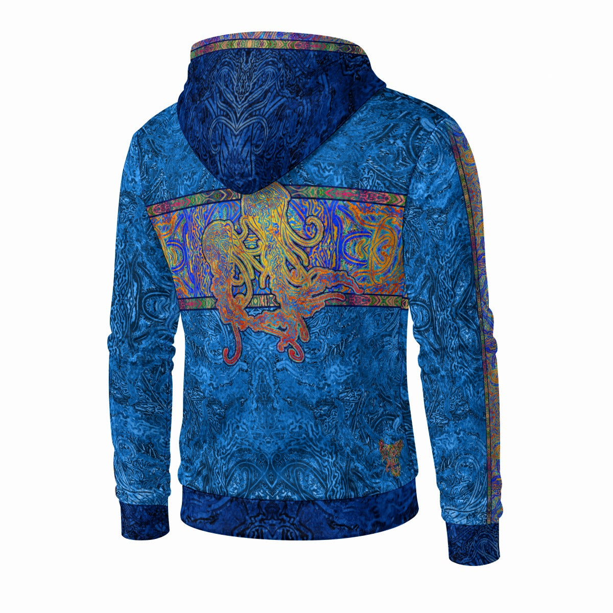 Jellyfish Intuition Crushed Velvet Zip Hoodie