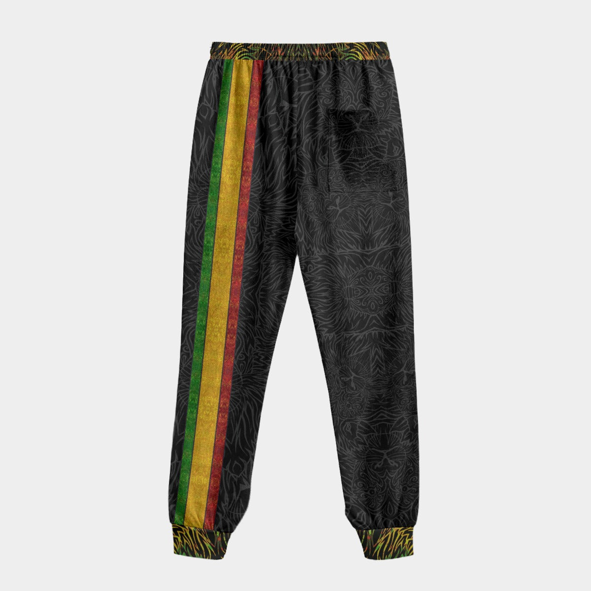Rasta Tribal Lion Crushed Velvet Jogger Pants