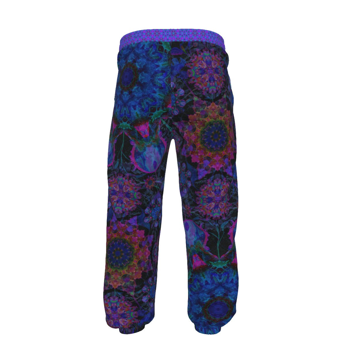 Cosmic Flower Jungle Plush Tracksuit Sweatpants