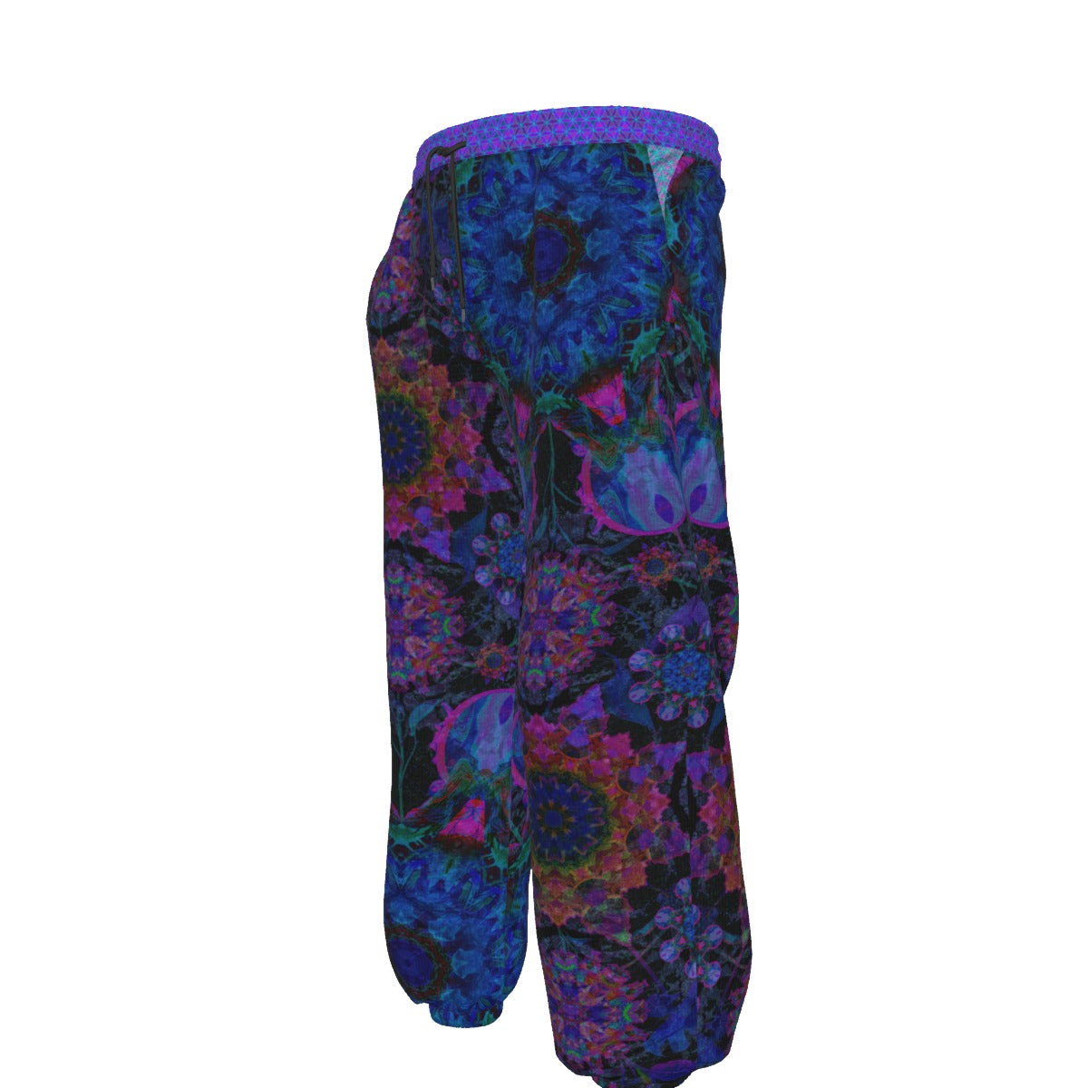 Cosmic Flower Jungle Plush Tracksuit Sweatpants