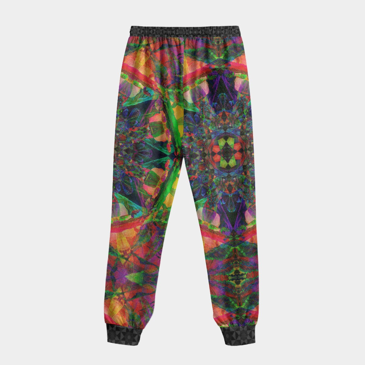Heart Chakra Mandala Crushed Velvet Jogger Pants