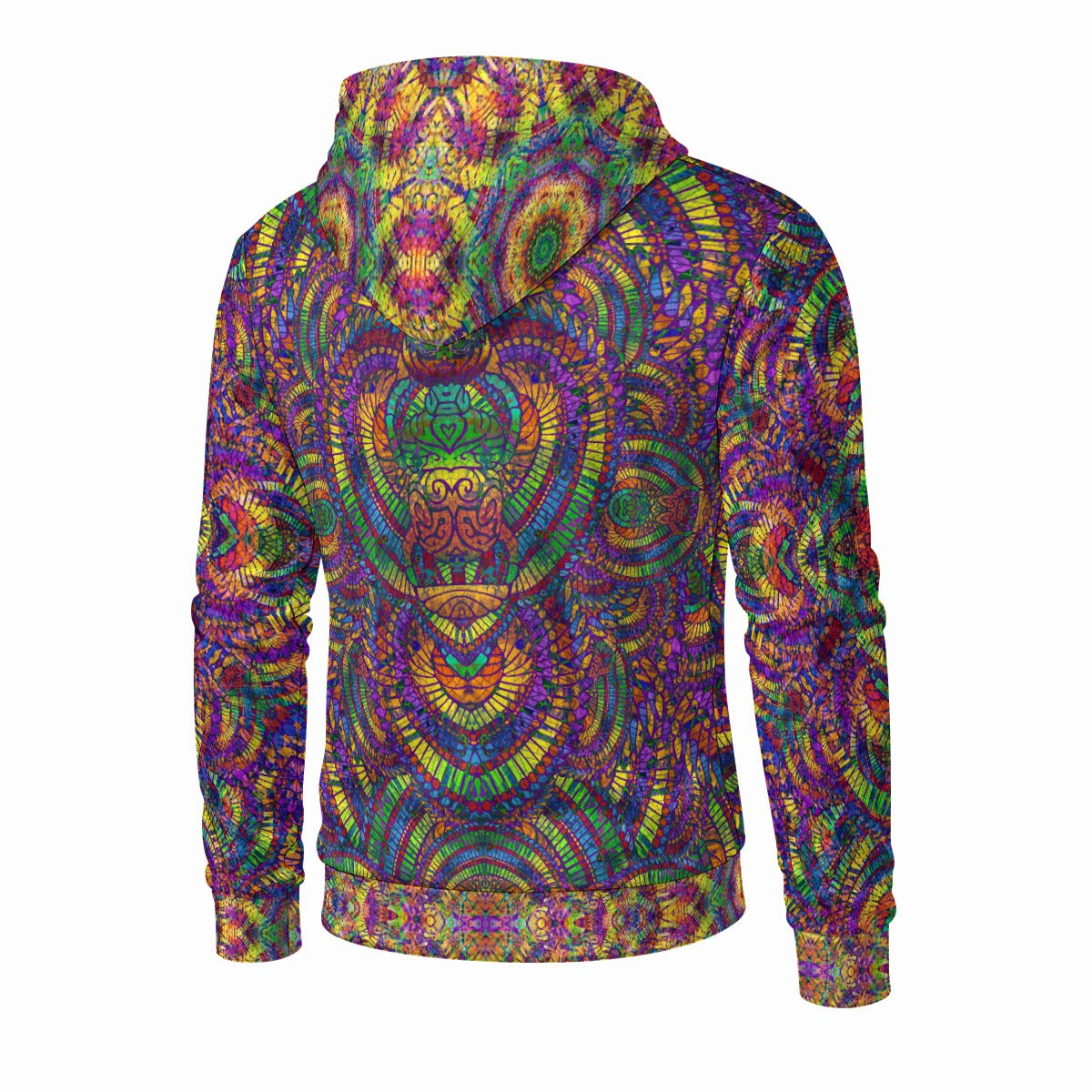 Eternal Scarab Crushed Velvet Zip Hoodie