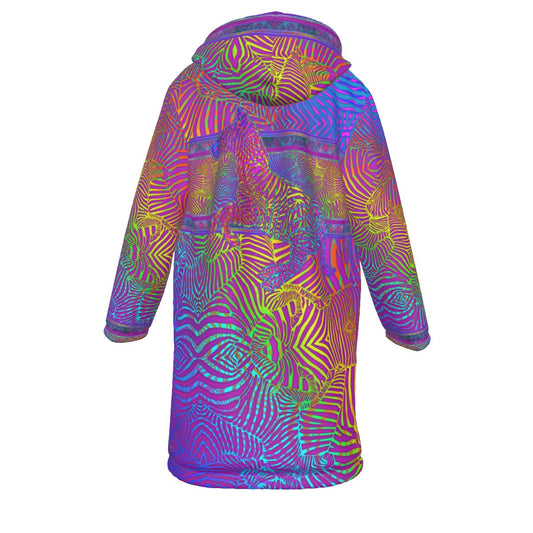 Zebra Rainbow Festival Cloak