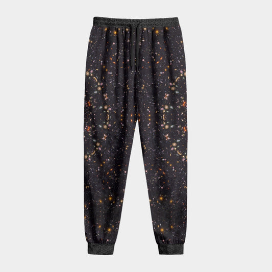 Galactic Universe Crushed Velvet Jogger Pants