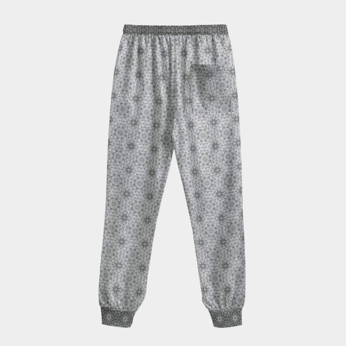 Silver Star Dust Crushed Velvet Jogger Pants
