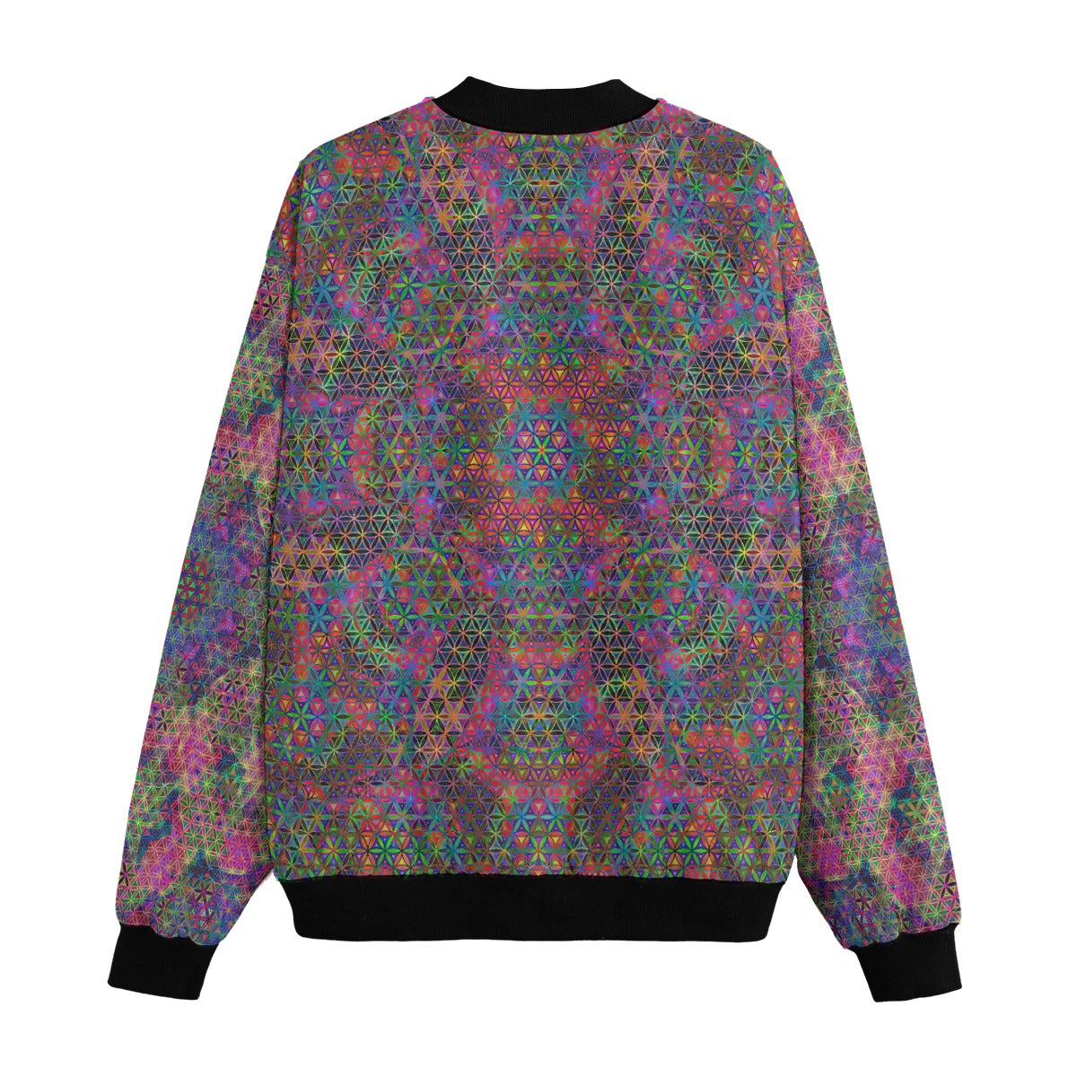 Flower of Stardust Bomber Jacket w/ Sherpa Lining
