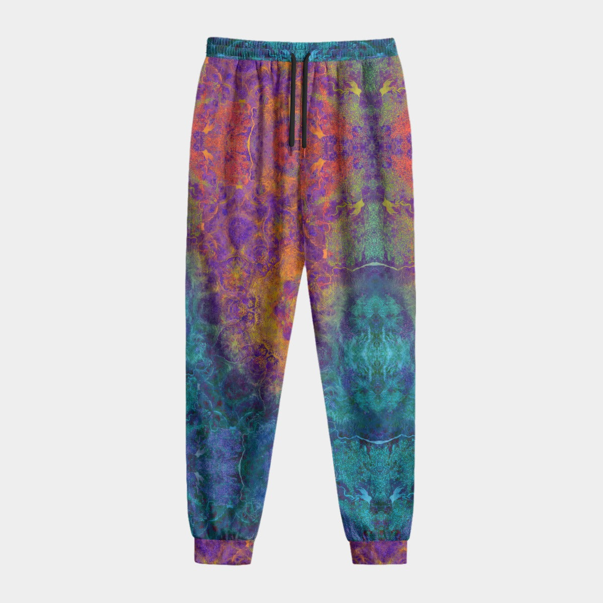 Platonic Solids Crushed Velvet Jogger Pants