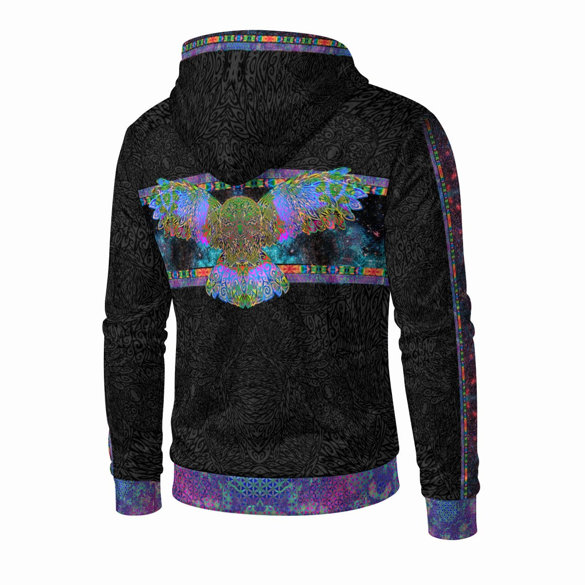 Owl Medicine Crushed Velvet Zip Hoodie
