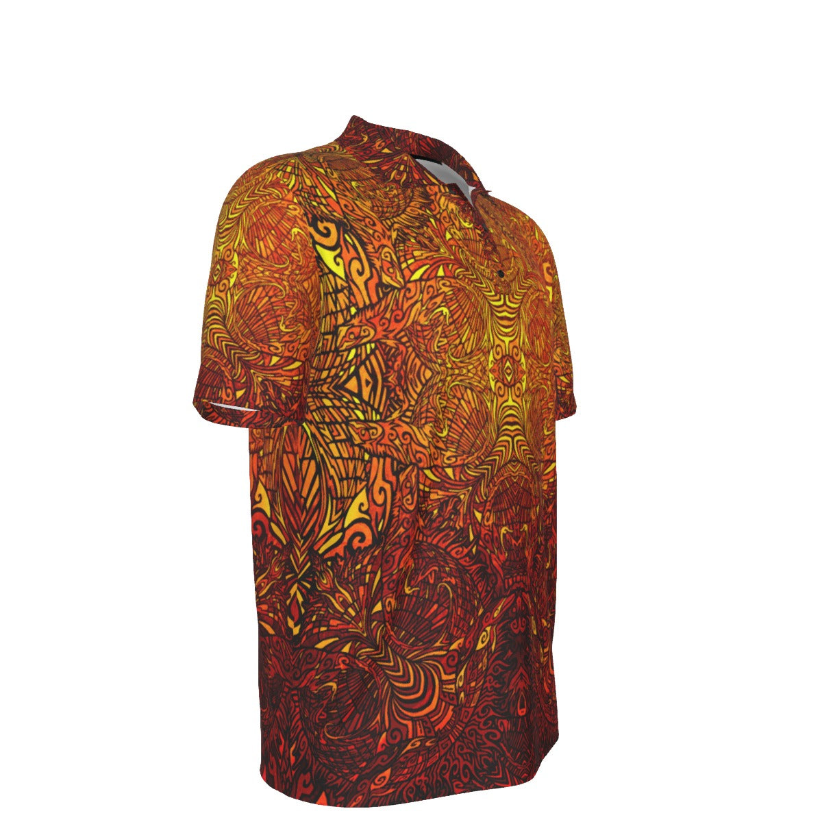 Fire Bender Stretch Polo Golf Shirt