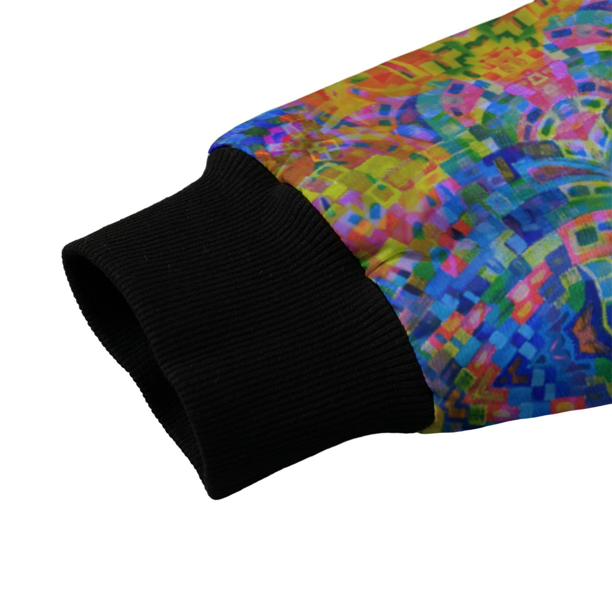 Traveling Waves Bomber Jacket w/ Sherpa Lining