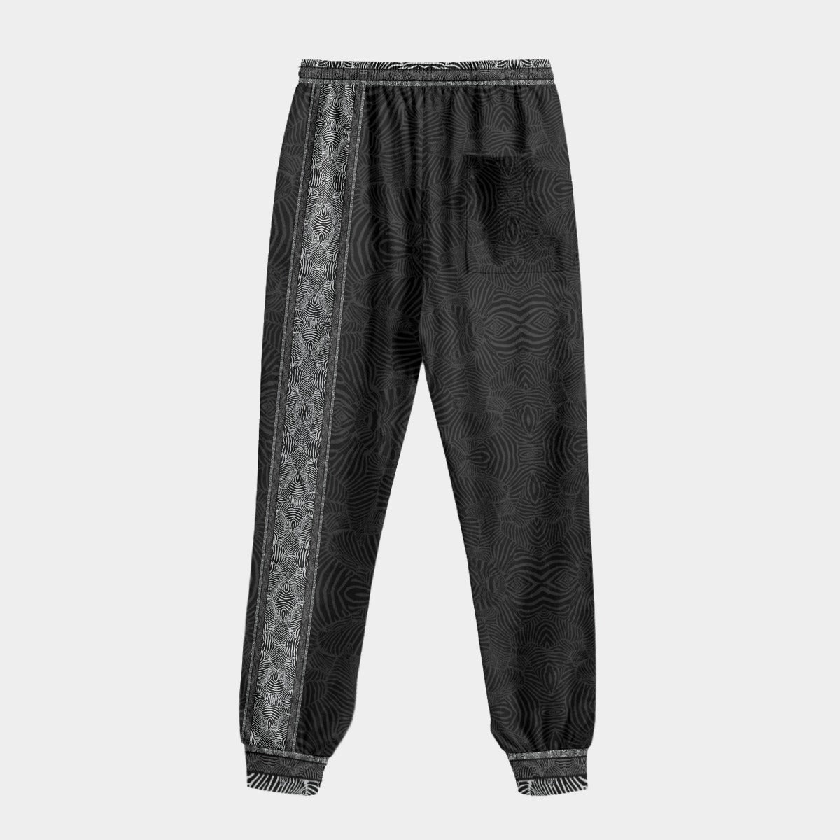 Zebra Reflections Crushed Velvet Jogger Pants