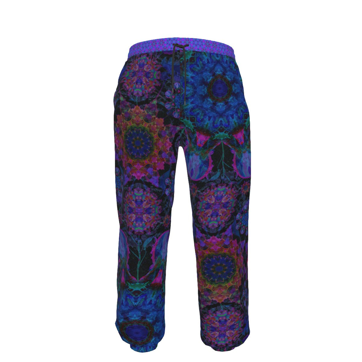 Cosmic Flower Jungle Plush Tracksuit Sweatpants