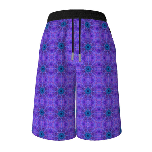Purple Cosmic Rays Shorts