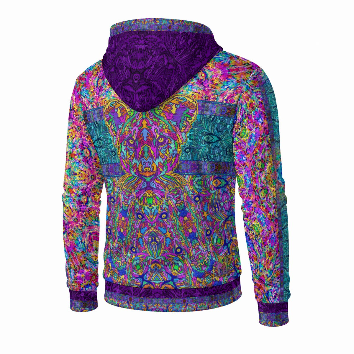 Lioness Pride Crushed Velvet Zip Hoodie