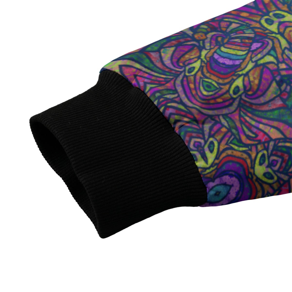 Elephant Reflections Bomber Jacket w/ Sherpa Lining