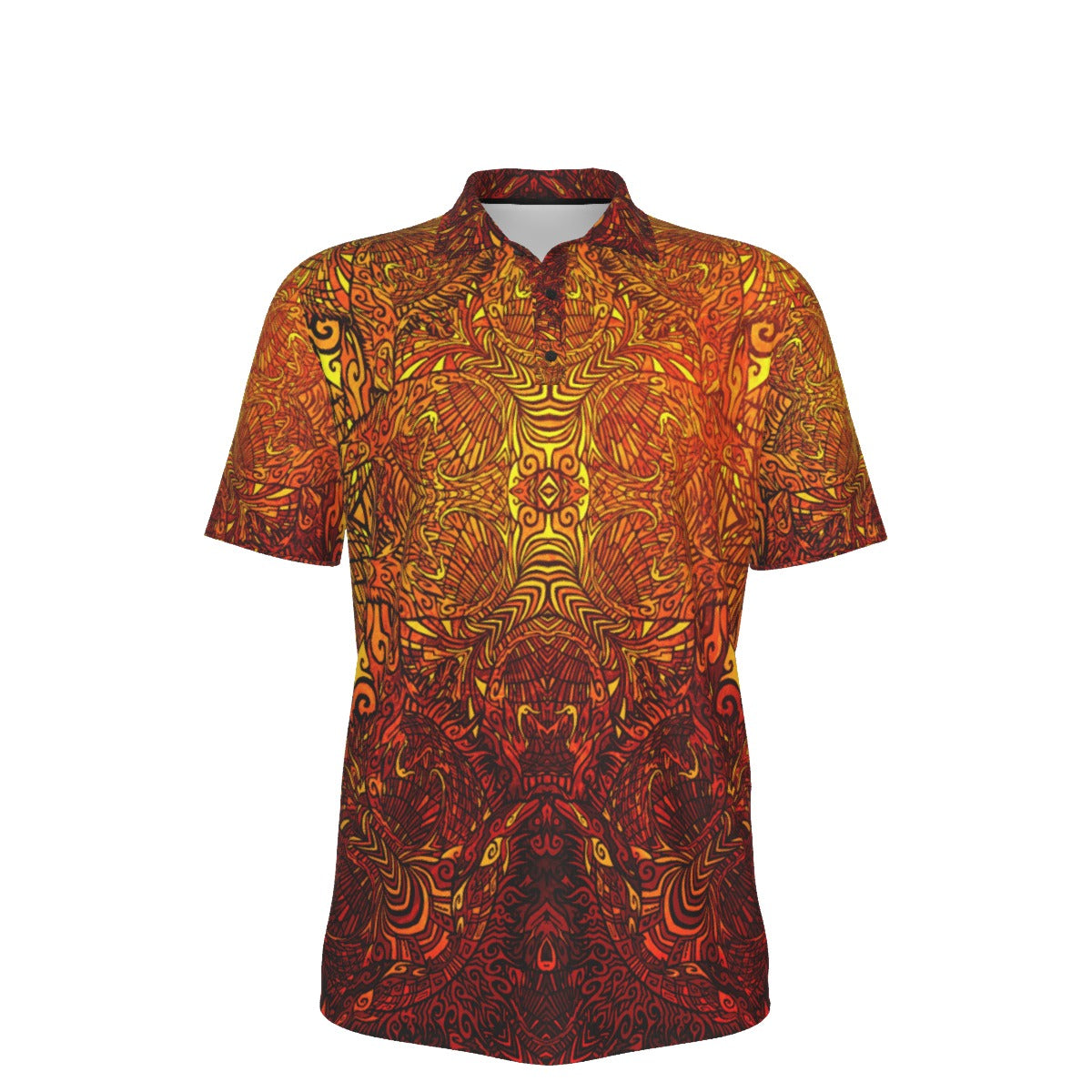 Fire Bender Stretch Polo Golf Shirt