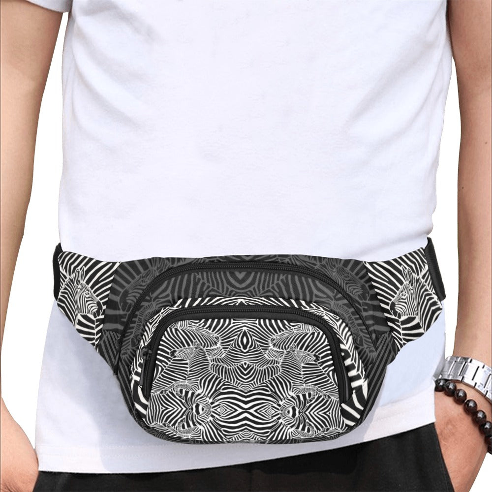 Zebra Reflections Fanny Pack