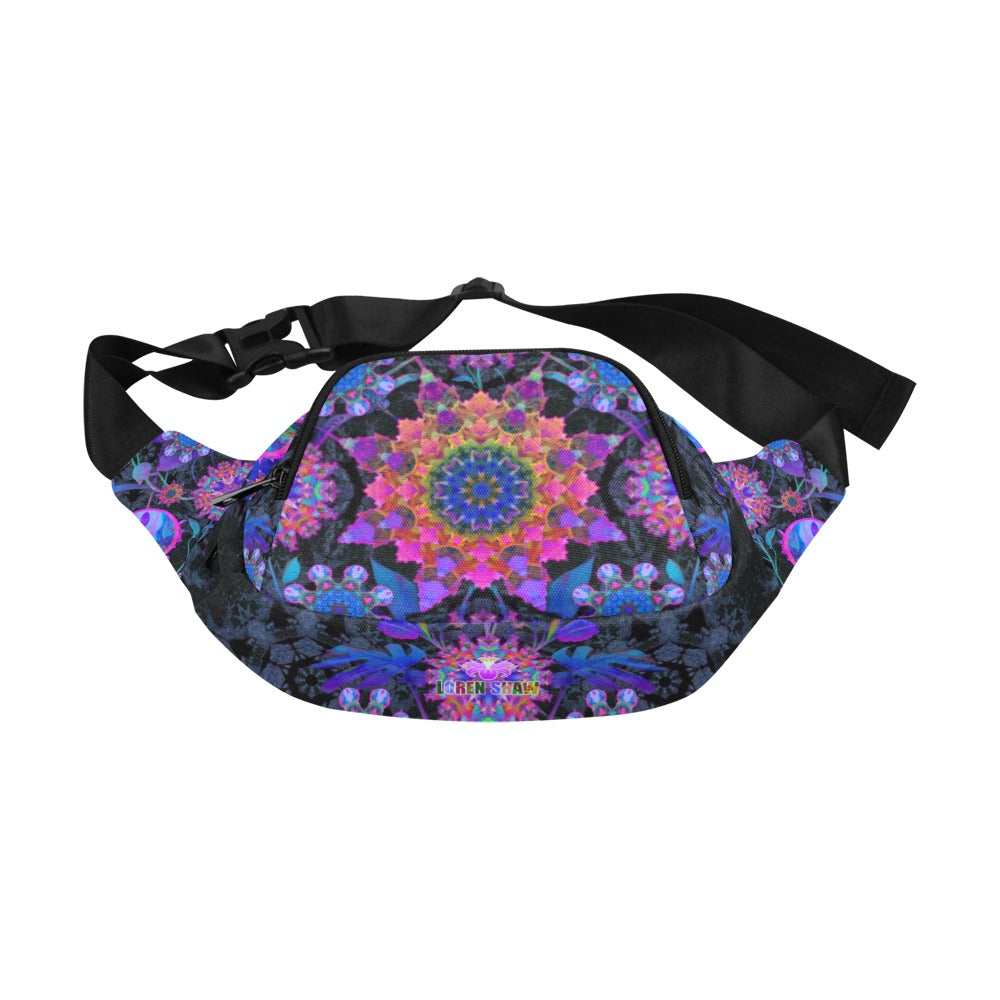 Jungle Flower Mandalas Fanny Pack