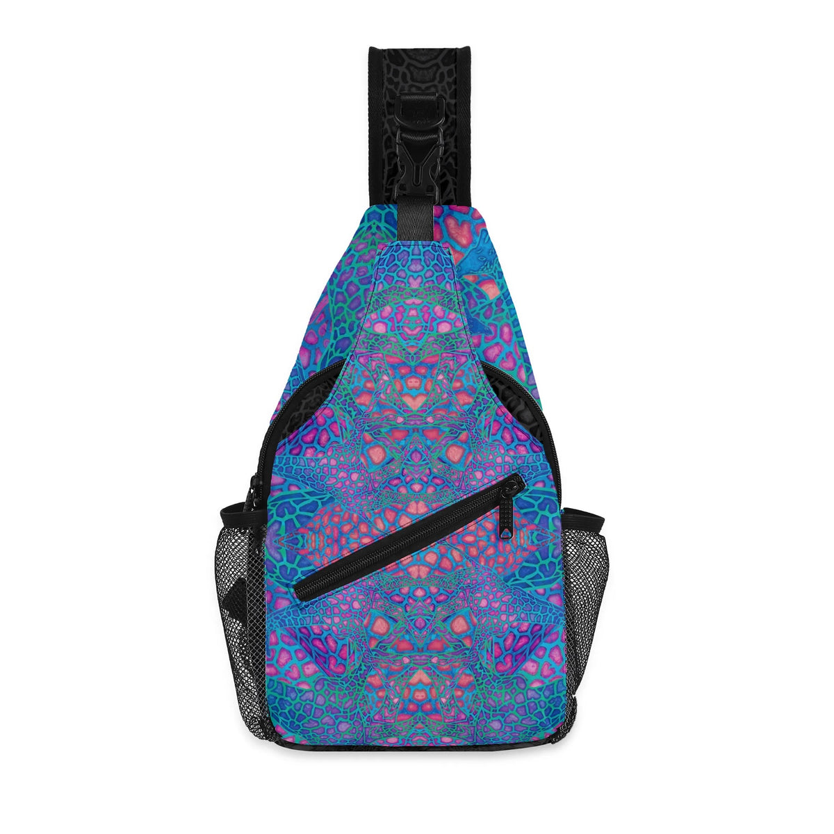 Aqua Giraffe Crossbody Bag