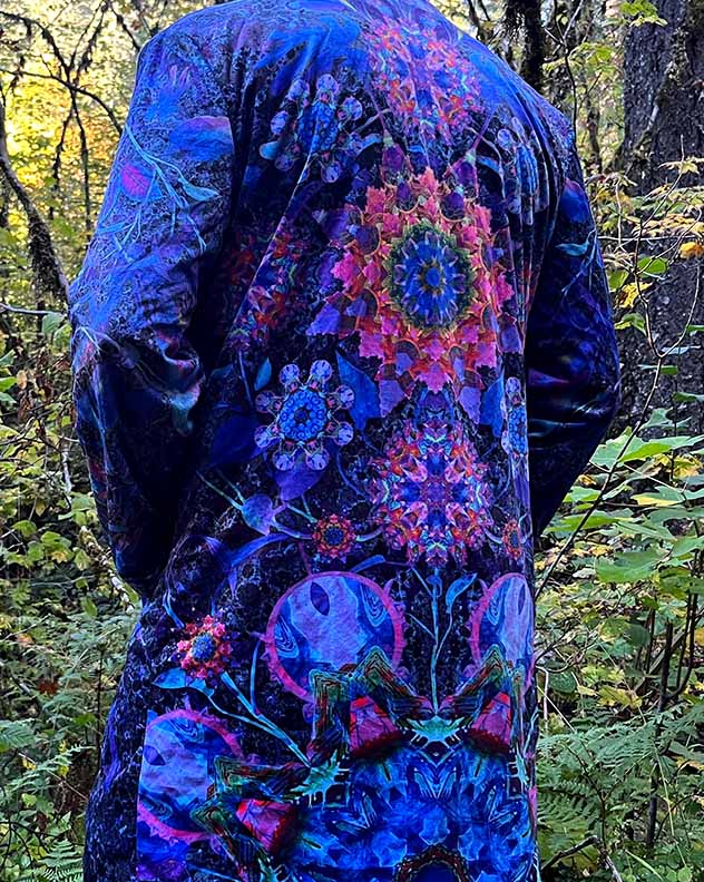 Cosmic Flower Jungle Festival Cloak