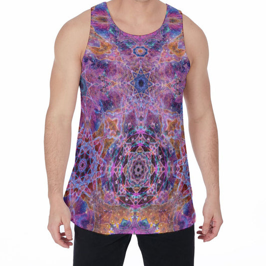 Cosmic Nebula Mandala Crushed Velvet Tank Top