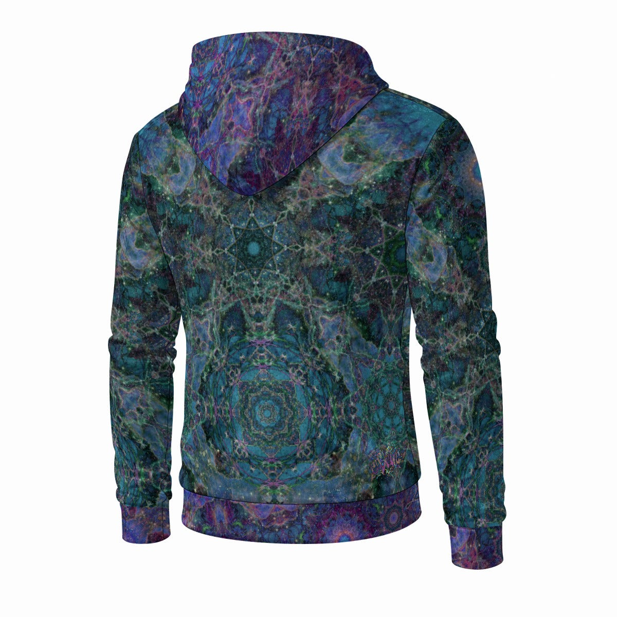 Cosmic Vision Crushed Velvet Zip Hoodie